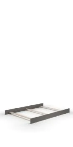F06424 Full-Size Bed Rails, Chelsea Gray