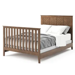 F06401 Full-Size Bed Rails, Cocoa Bean