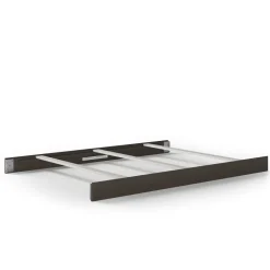 F06401 Full-Size Bed Rails, Dapper Gray