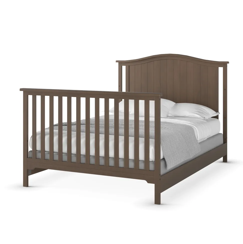 F06401 Full-Size Bed Rails, Dusty Heather