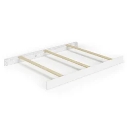 F06401 Full-Size Bed Rails, Matte White