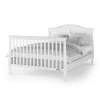 F06454 Full-Size Bed Rails, Matte White
