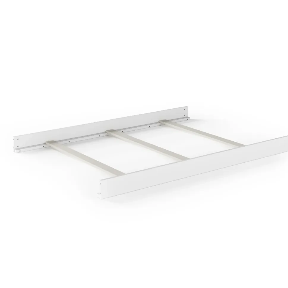 F06454 Full-Size Bed Rails, Matte White