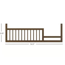 F09502 Toddler Guard Rail, Cocoa Bean