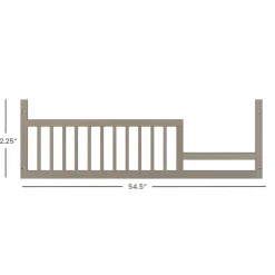 F09503 Toddler Guard Rail Crescent Grey