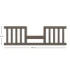 F09514 Toddler Guard Rail Dapper Grey