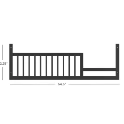 F09502 Toddler Guard Rail, Ebony
