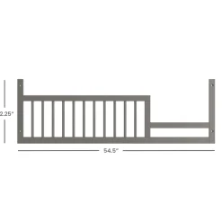 F09502 Toddler Guard Rail, Lunar Gray