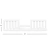 F09544 Toddler Guard Rail, Matte White