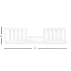 F09544 Toddler Guard Rail, Matte White