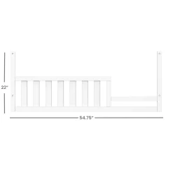 F09554 Toddler Guard Rail Matte White