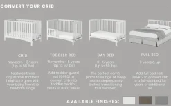 F09501 Toddler Guard Rail Matte White