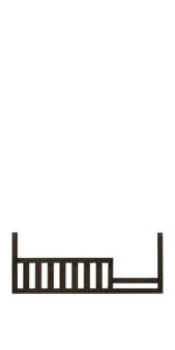 F09554 Toddler Guard Rail, Slate