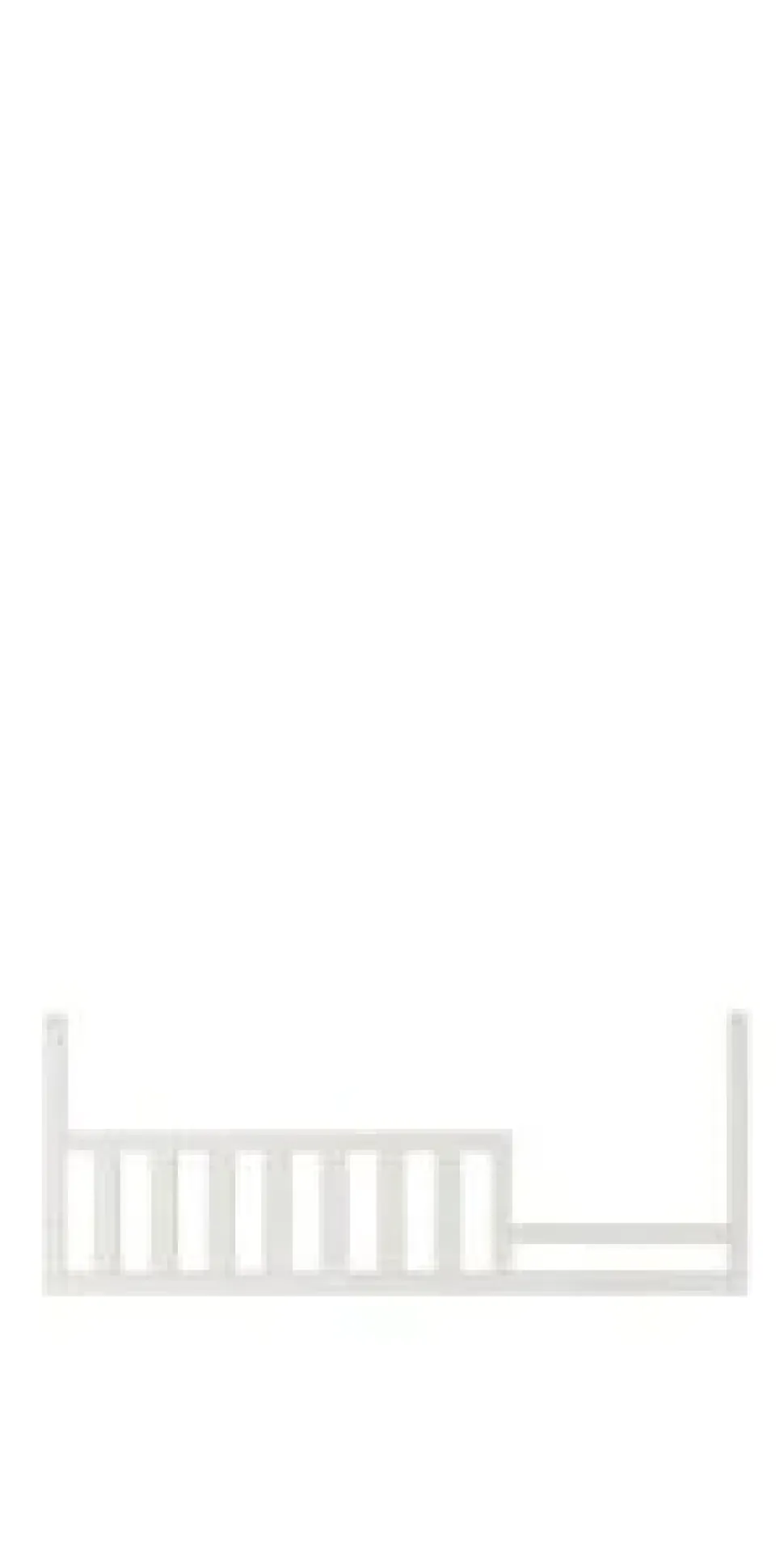 F09554 Toddler Guard Rail Vintage Linen