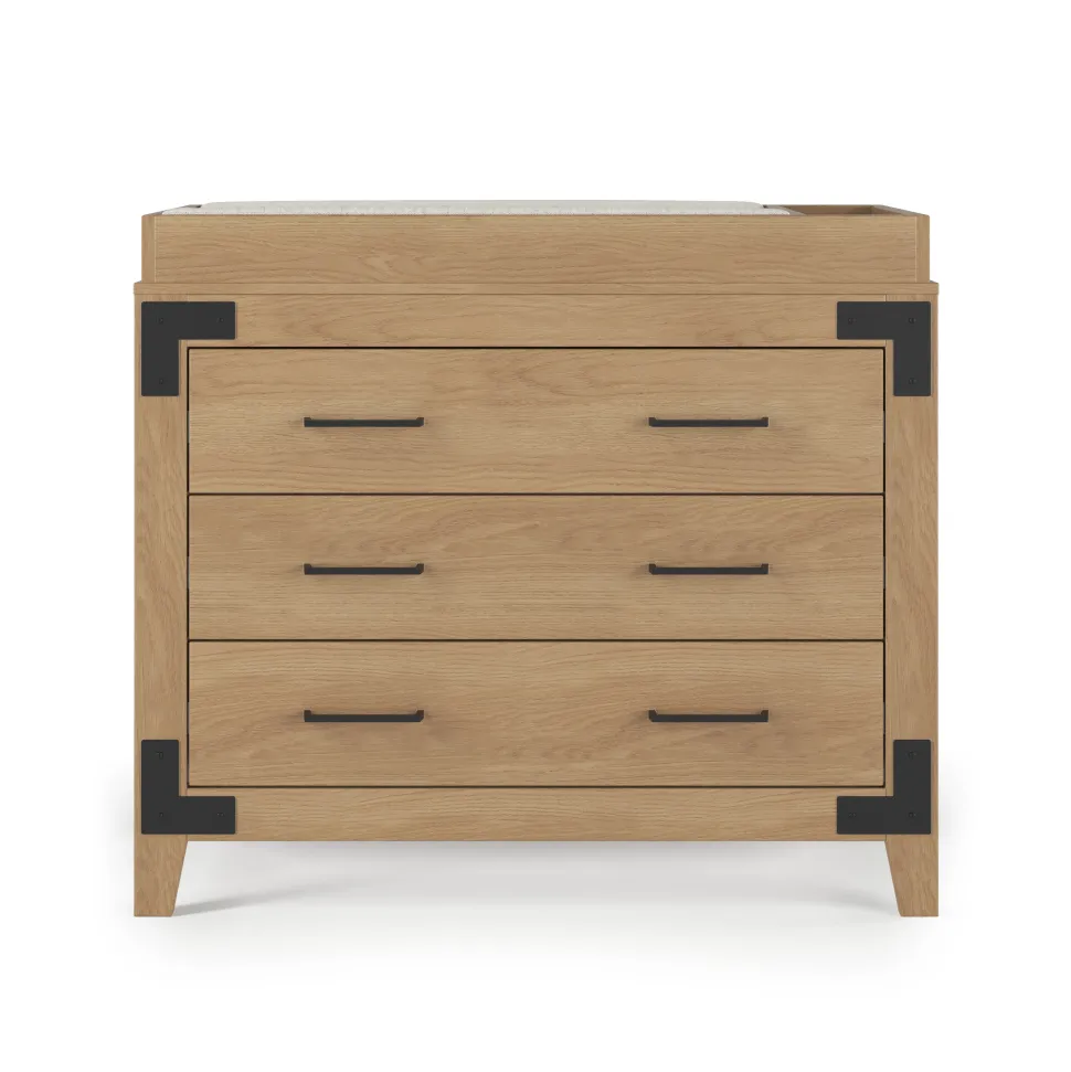 F01792 Universal Changing Table Topper, Nutmeg