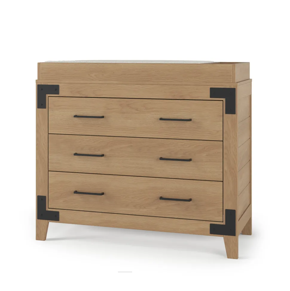 F01792 Universal Changing Table Topper, Nutmeg