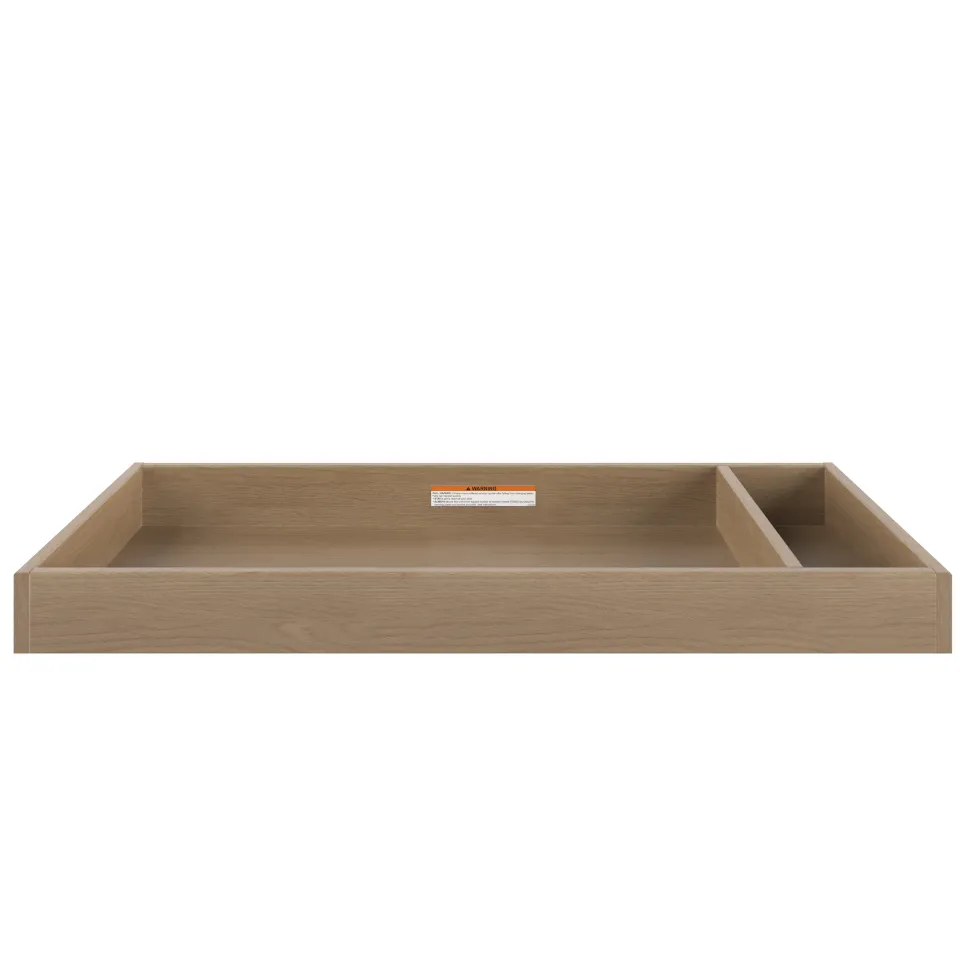 F01792 Universal Changing Table Topper, Nutmeg