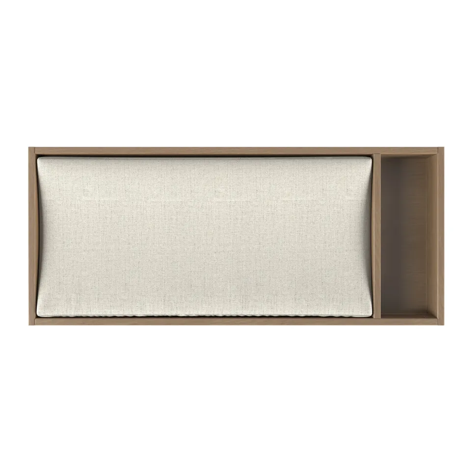 F01792 Universal Changing Table Topper, Nutmeg