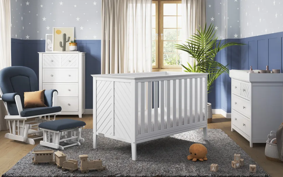 F01792 Universal Changing Table Topper, Matte White