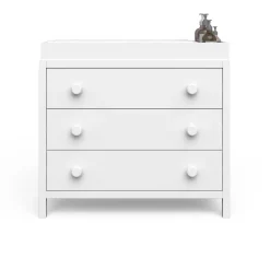 F01792 Universal Changing Table Topper, Matte White