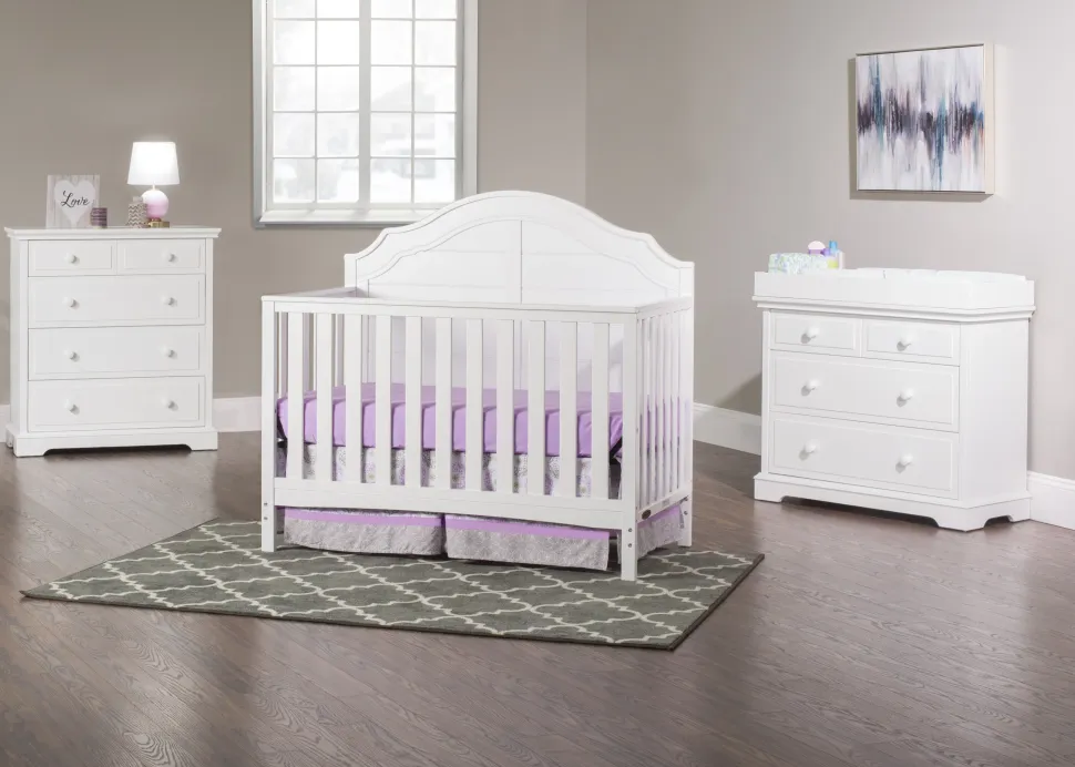 F01792 Universal Changing Table Topper, Matte White