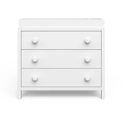 F01792 Universal Changing Table Topper, Matte White