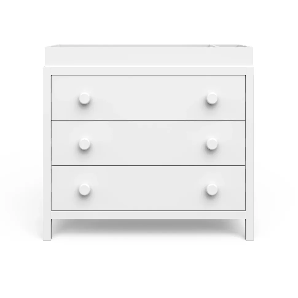 F01792 Universal Changing Table Topper, Matte White