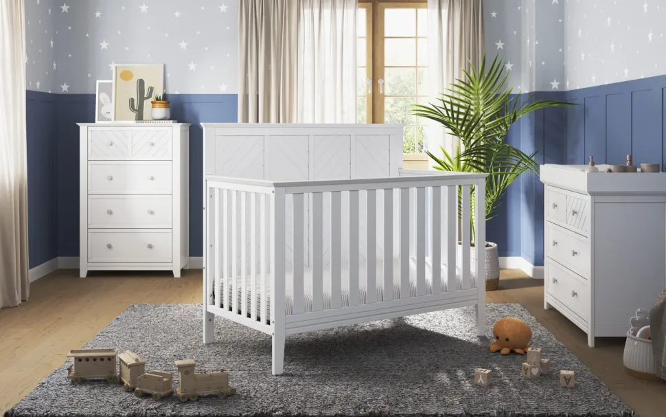 F01792 Universal Changing Table Topper, Matte White