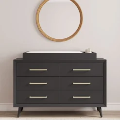 F01792 Universal Changing Table Topper, Ebony
