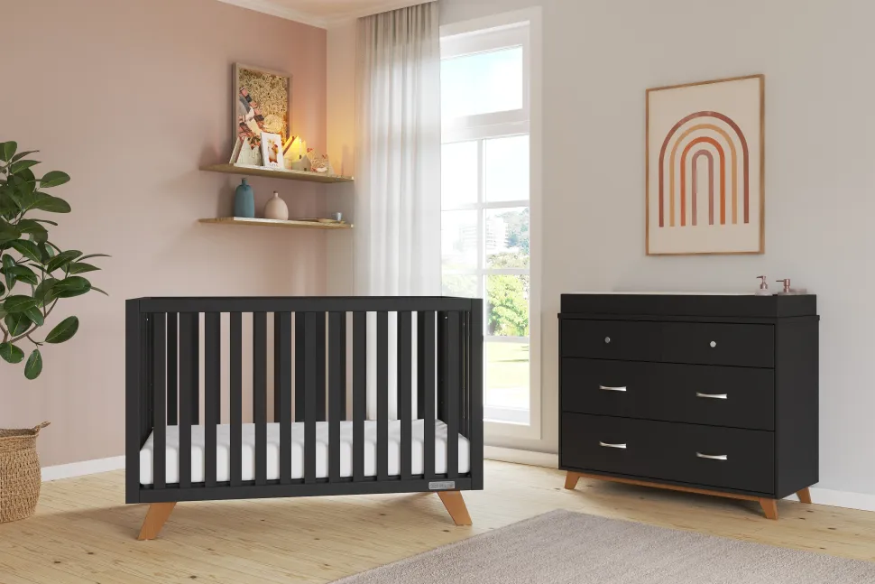 F01792 Universal Changing Table Topper, Ebony