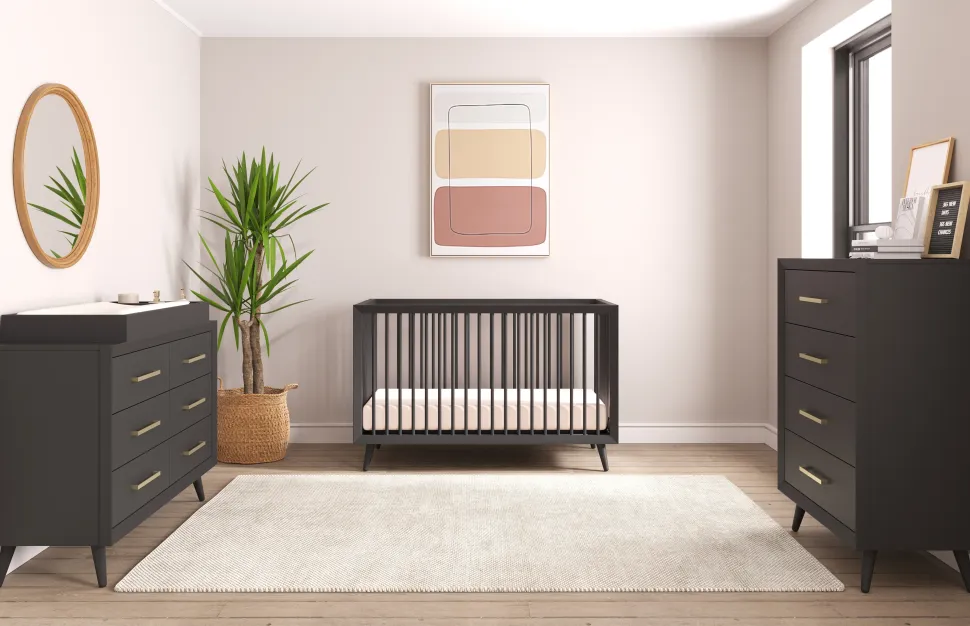F01792 Universal Changing Table Topper, Ebony