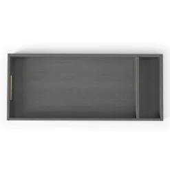 F01792 Universal Changing Table Topper, Midnight Gray