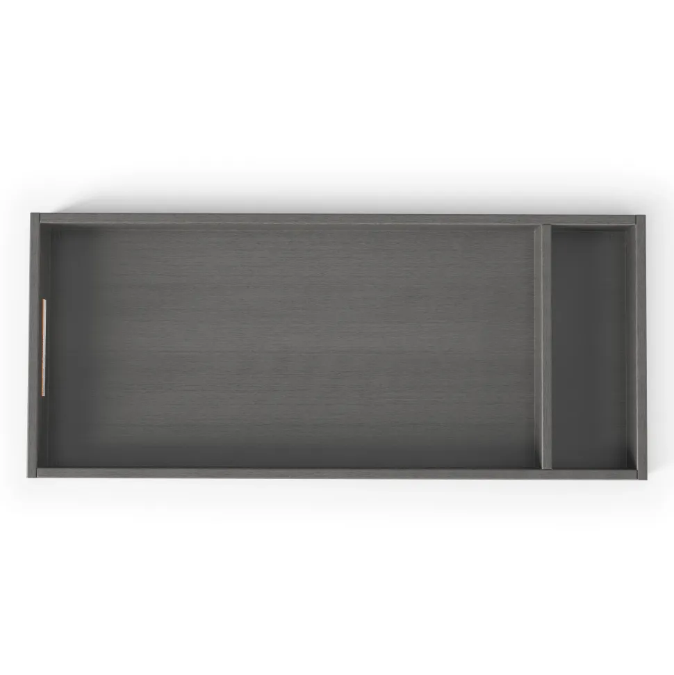 F01792 Universal Changing Table Topper, Midnight Gray