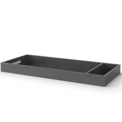 F01792 Universal Changing Table Topper, Midnight Gray