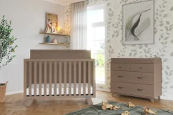 F01792 Universal Changing Table Topper, Dusty Heather