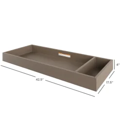 F01792 Universal Changing Table Topper, Dusty Heather