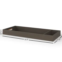 F01792 Universal Changing Table Topper, Dapper Gray
