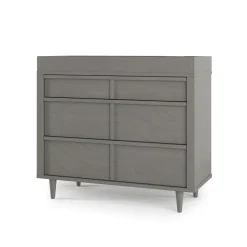 F01792 Universal Changing Table Topper, Lunar Gray