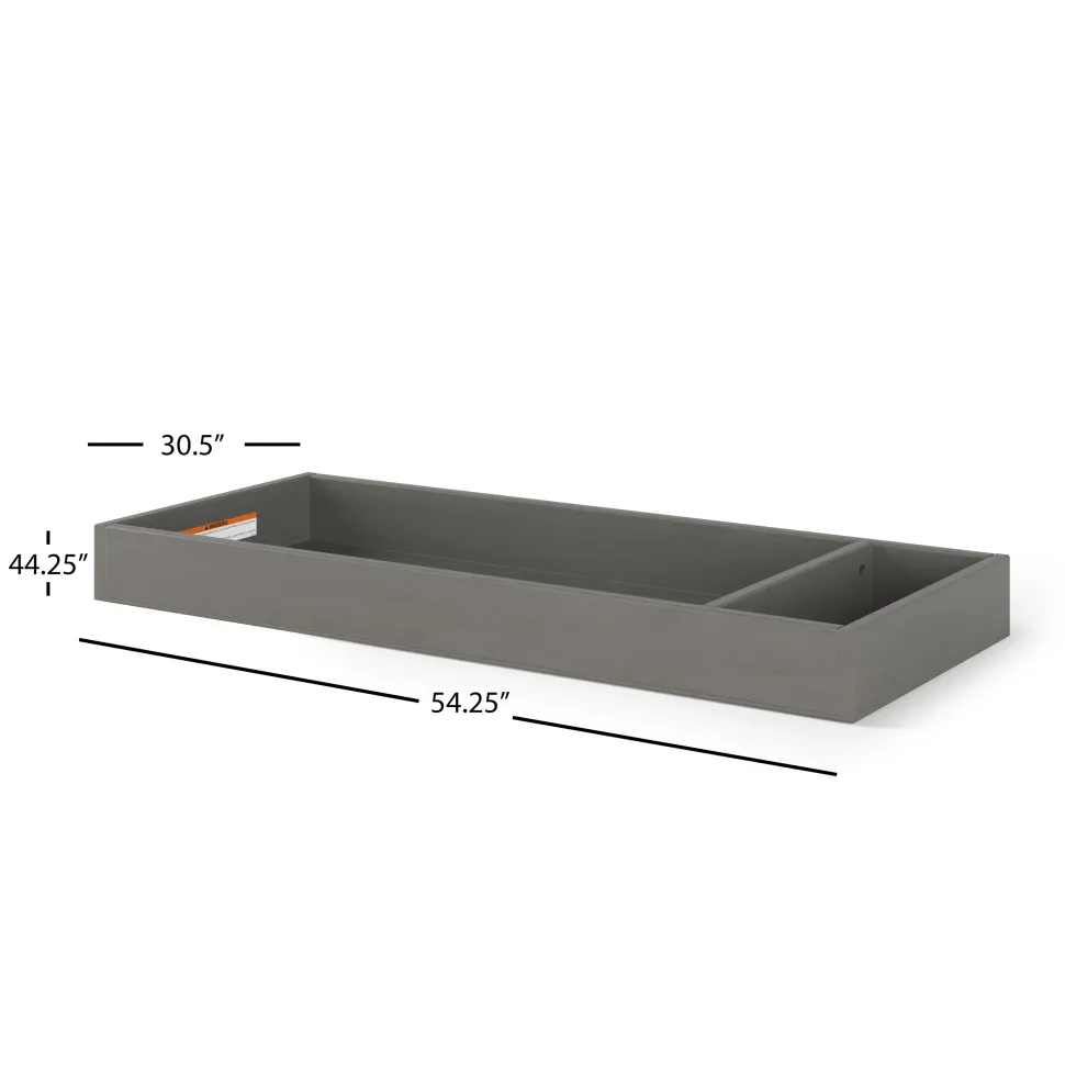 F01792 Universal Changing Table Topper, Lunar Gray