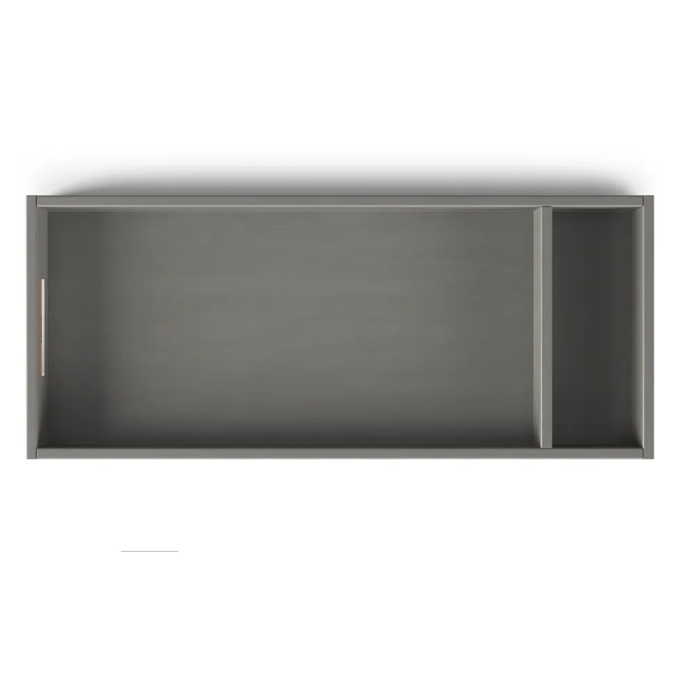 F01792 Universal Changing Table Topper, Lunar Gray