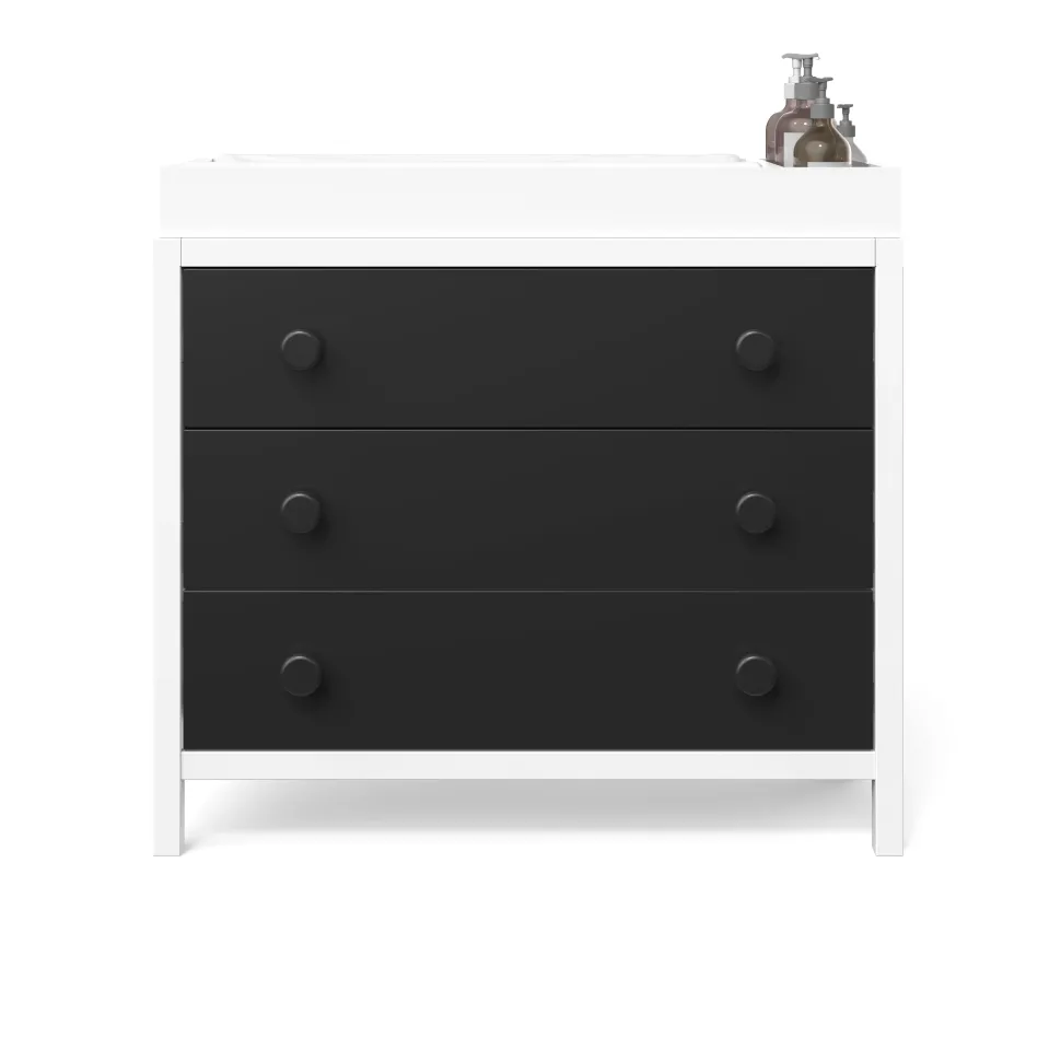 F01792 Universal Changing Table Topper, Lunar Gray