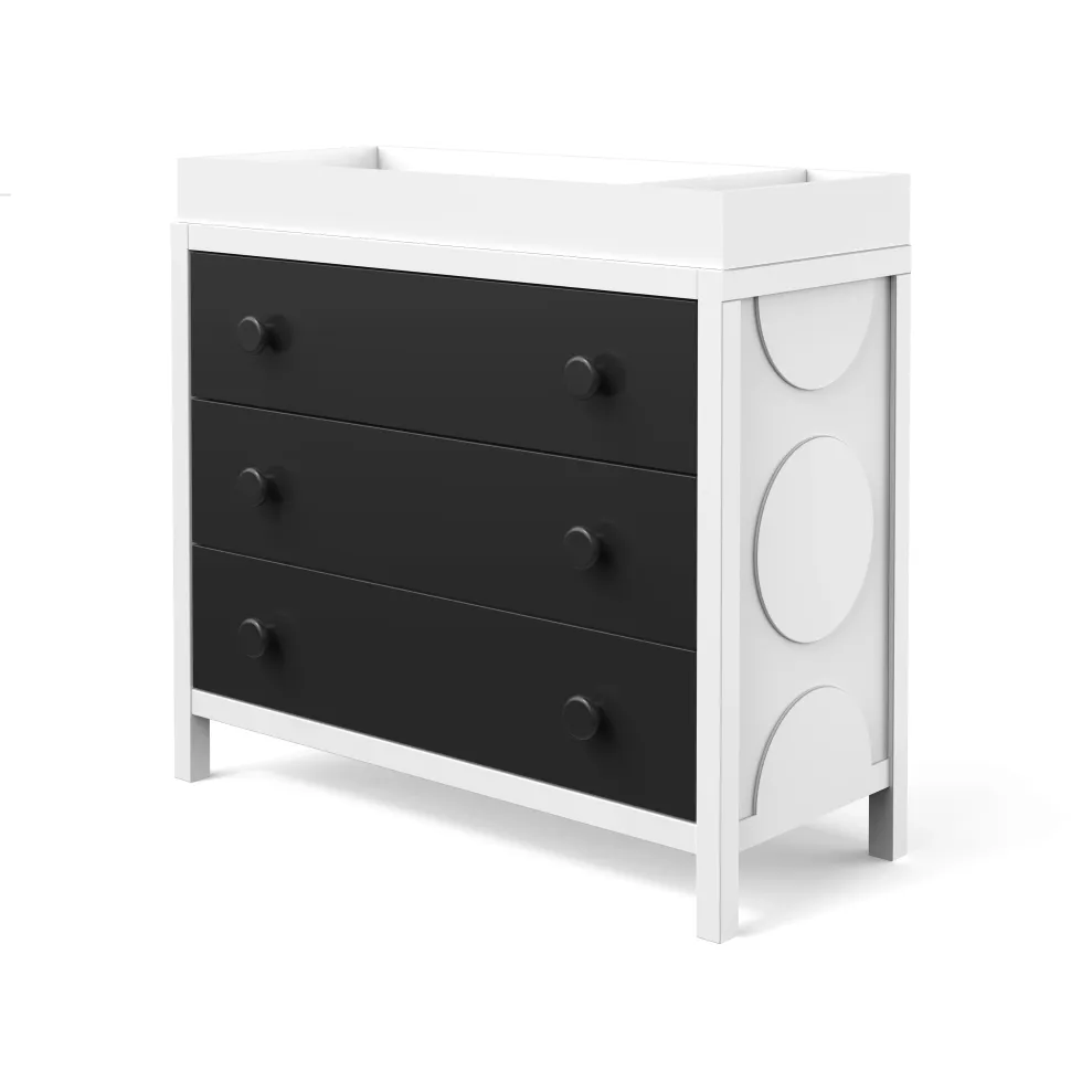 F01792 Universal Changing Table Topper, Lunar Gray