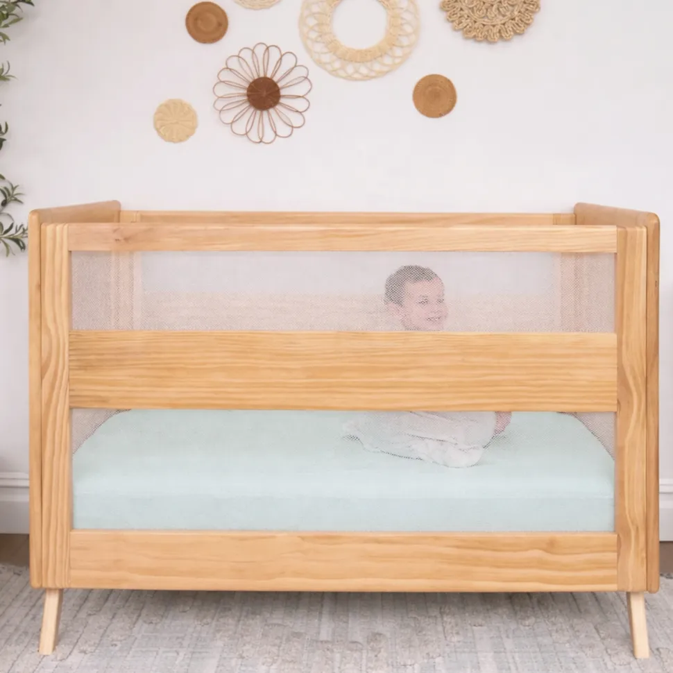 Fitted Crib Sheets 100% Organic Cotton Muslin 2 Pack