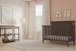 Flat Top Baby Changing Table, Dapper Gray