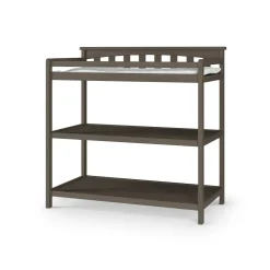 Flat Top Baby Changing Table, Dapper Gray
