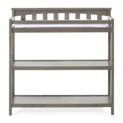 Flat Top Baby Changing Table, Dapper Gray