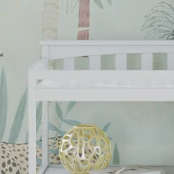 Flat Top Baby Changing Table, Matte White
