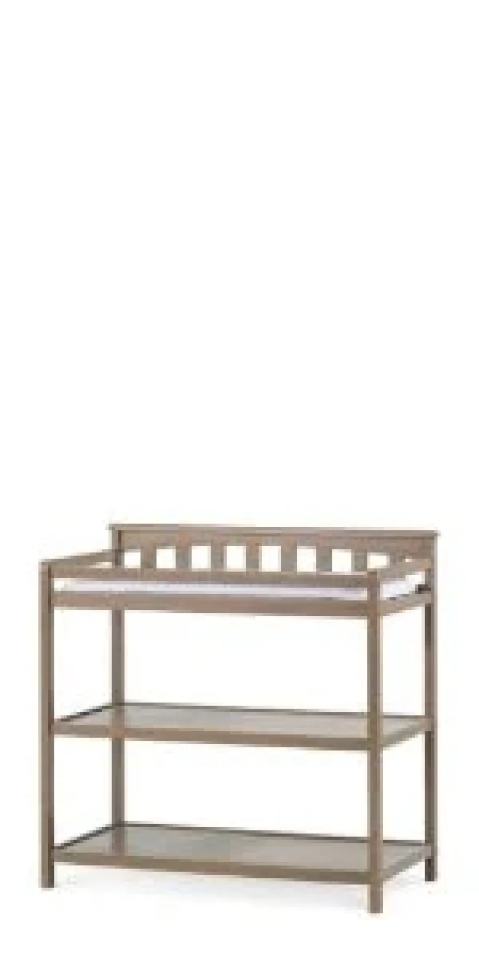 Flat Top Baby Changing Table, Dusty Heather