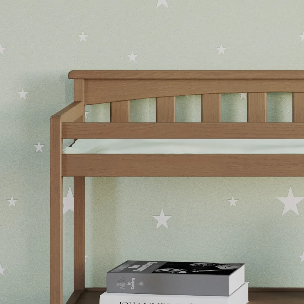 Flat Top Baby Changing Table, Dusty Heather