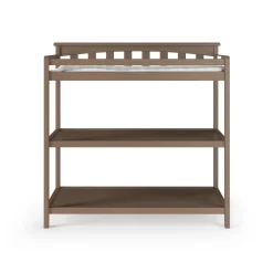 Flat Top Baby Changing Table, Dusty Heather